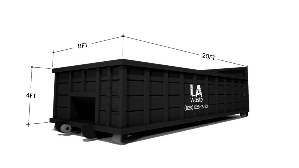 LA Waste 25 yard roll-off dumpster